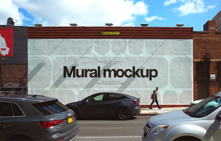 Free Mural Mockup
