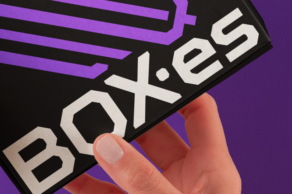 Free Hands Holding Product Box PSD Mockup Set