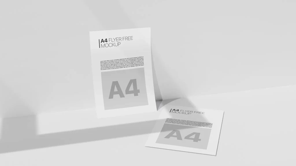 A4 Flyer Mockup A4 Flyer Mockup
