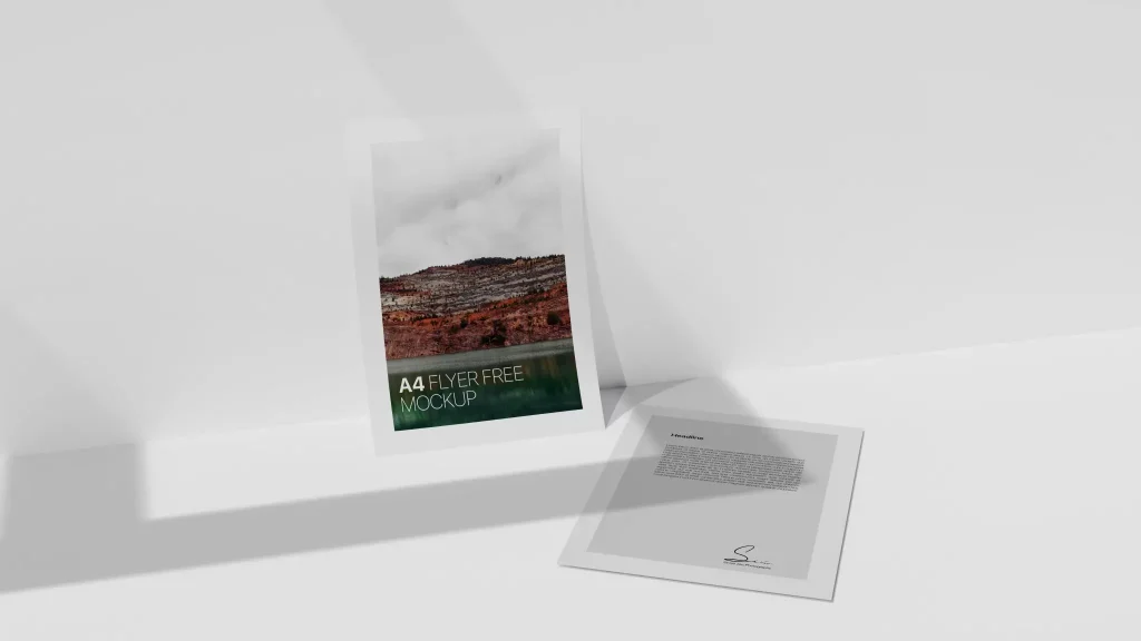 A4 Flyer Mockup A4 Flyer Mockup