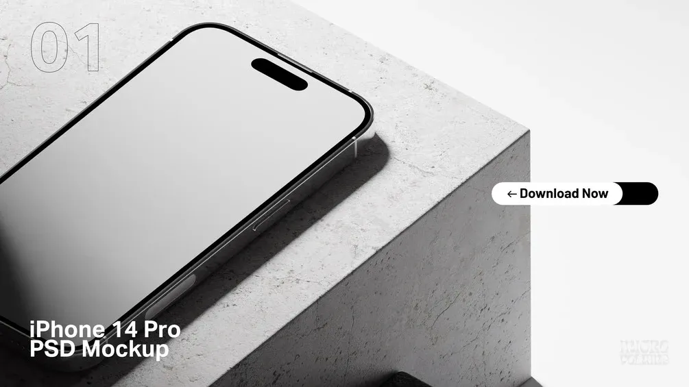 Free Iphone 14 Pro Mockup