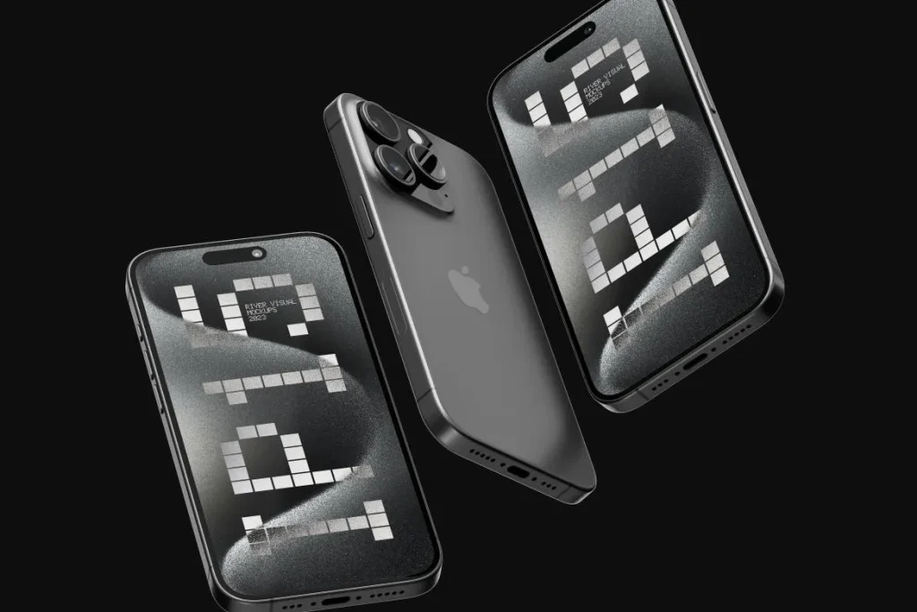 iPhone 15 Pro - 004 Free Mockup