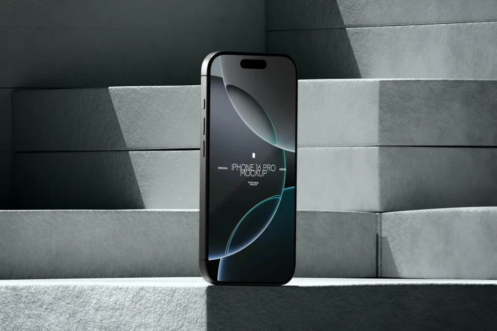 iPhone 16 Pro - Slab Series Free Mockup