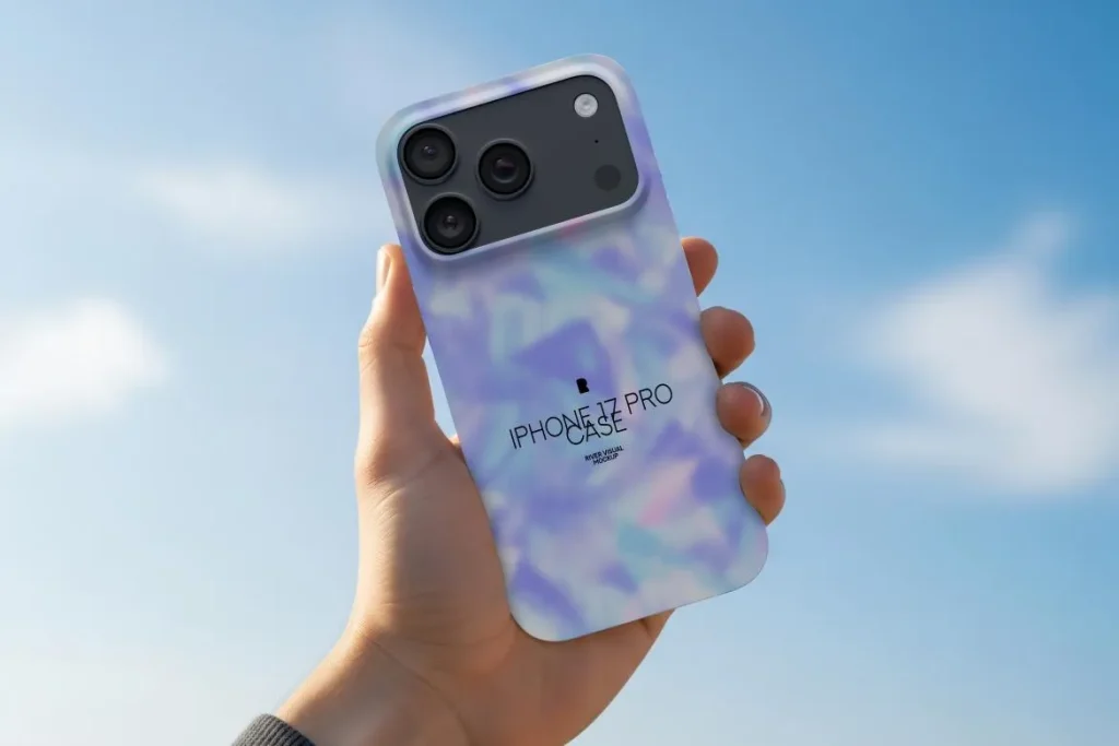iPhone 17 Pro Custom Case Mockup iPhone 17 Pro Custom Case Mockup