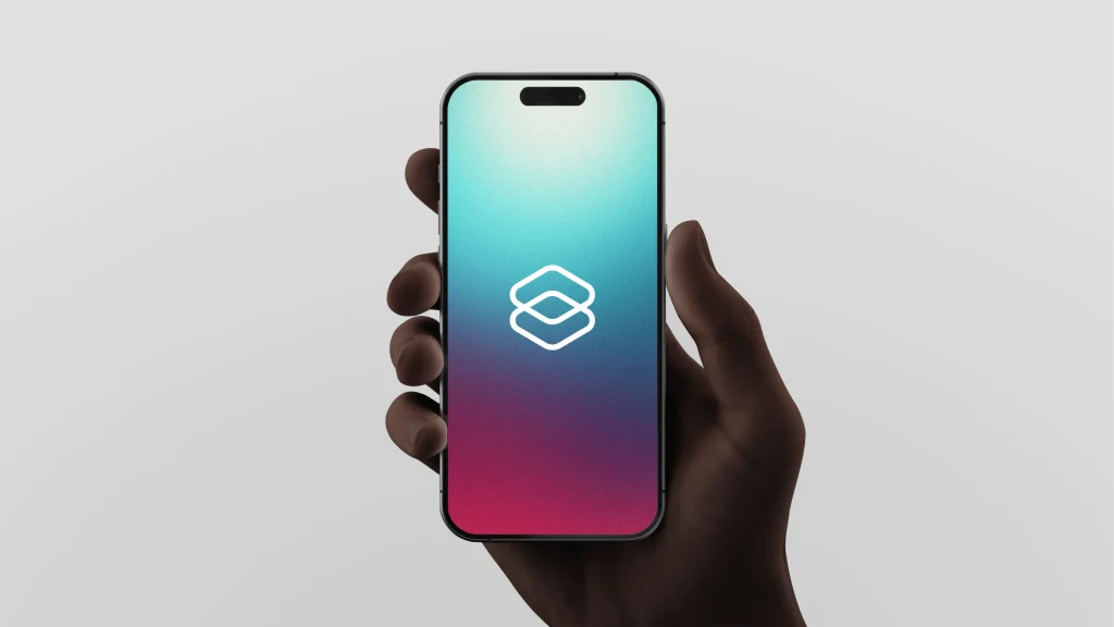 Free iPhone in Hand Mockup