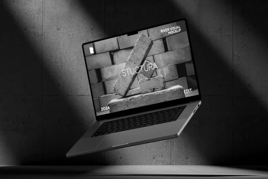 Stuctura Macbook Pro 16 Mockup Stuctura Macbook Pro 16 Mockup
