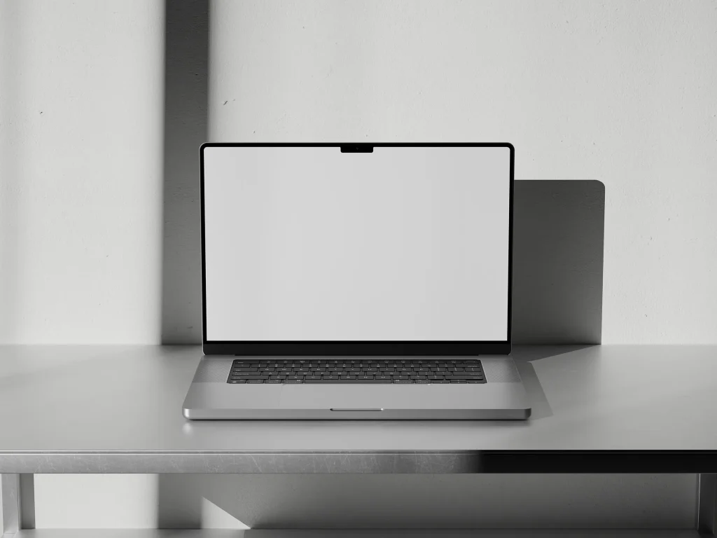 Falk Industrial Macbook Mockup