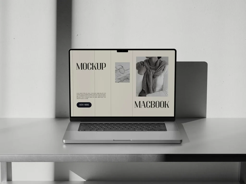 Falk Industrial Macbook Mockup