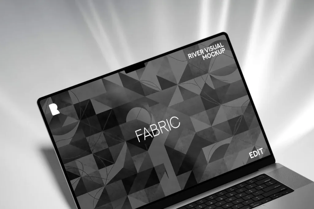 Fabric Macbook Pro 16 Free Mockup Fabric Macbook Pro 16 Free Mockup