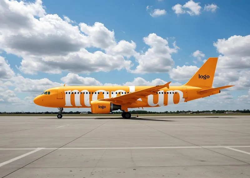 Free Airplane Mockup Free Airplane Mockup