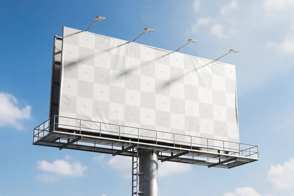 Free Outdoor Billboard Mockup