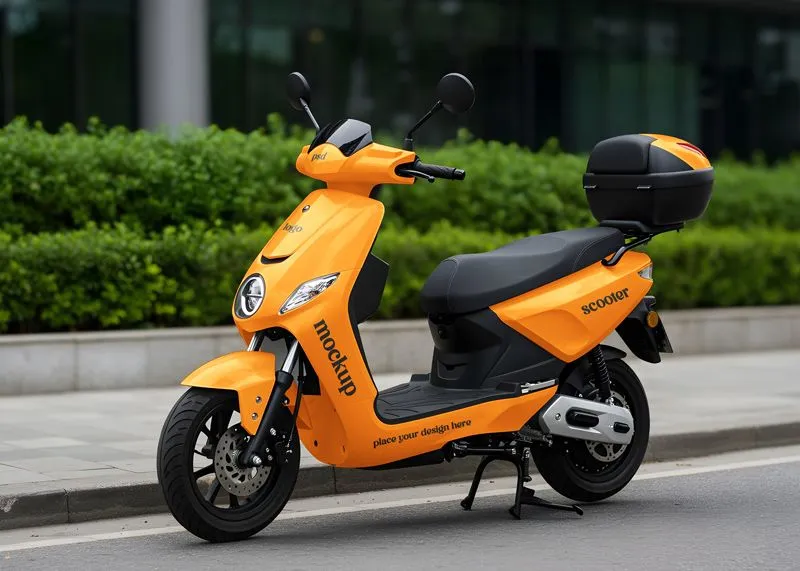 Free Scooter Mockup