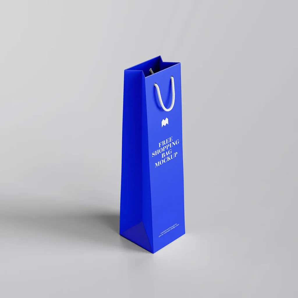 Free wine bag mockup Free wine bag mockup