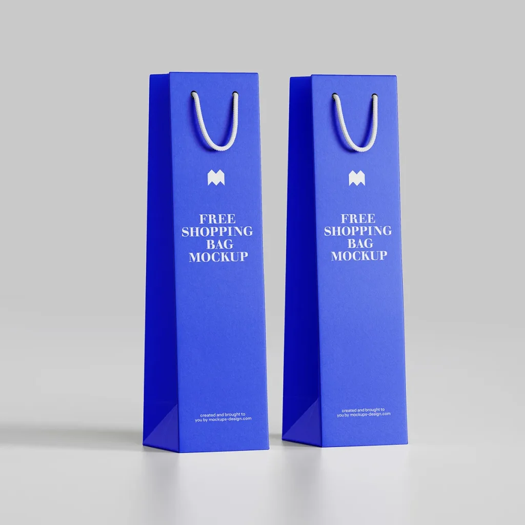 Free wine bag mockup Free wine bag mockup