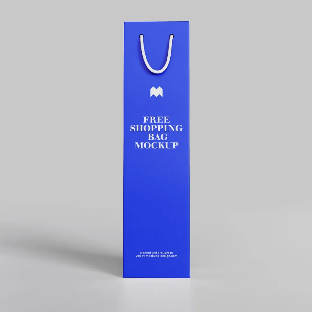 Free wine bag mockup Free wine bag mockup