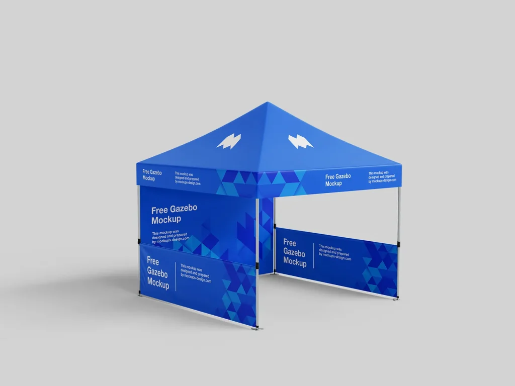 Free gazebo mockup