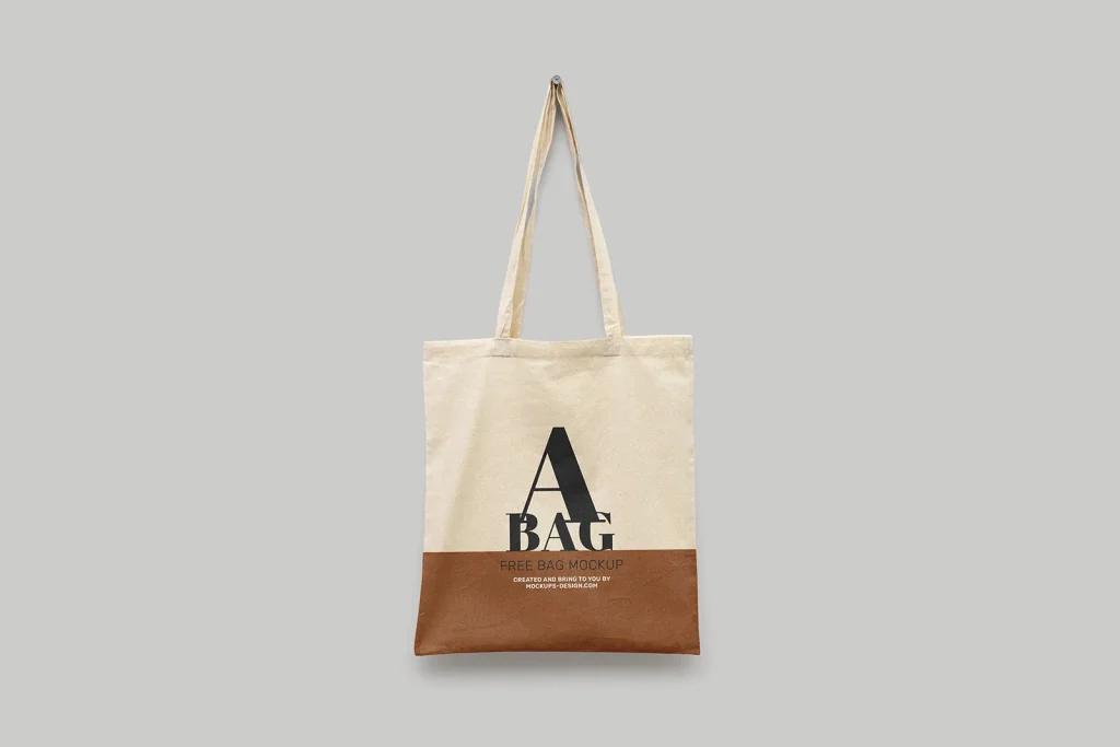 Hanging tote bag mockup Hanging tote bag mockup