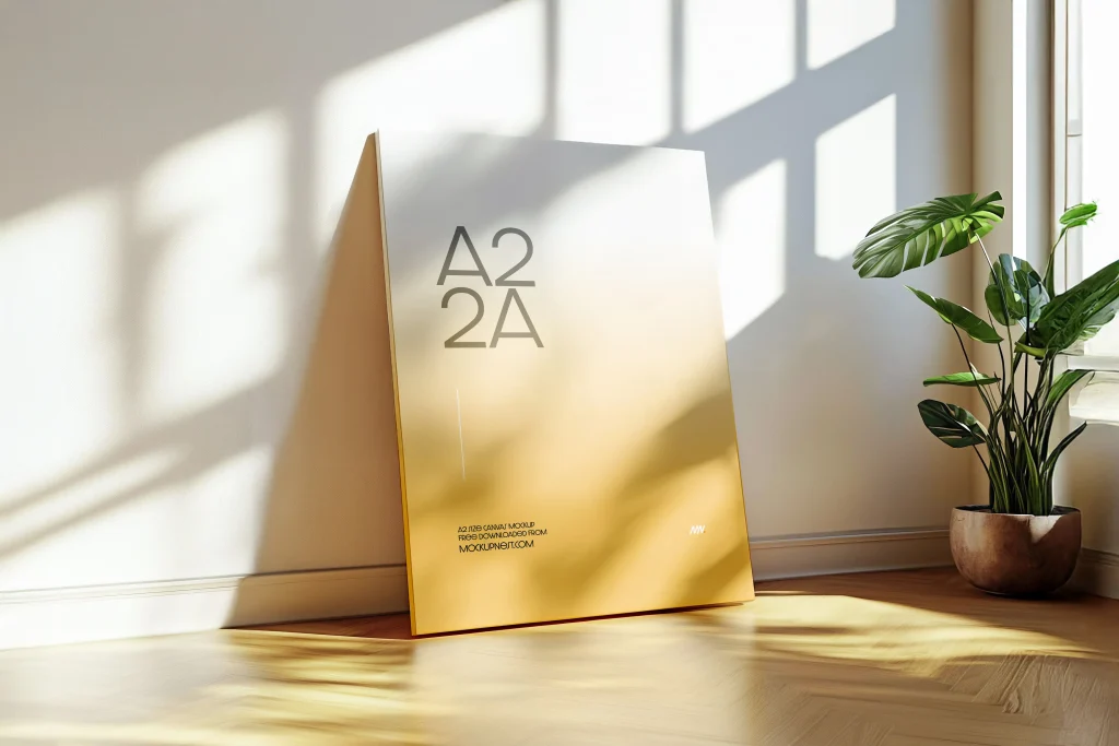 Free A2 Canvas Mockup Free A2 Canvas Mockup