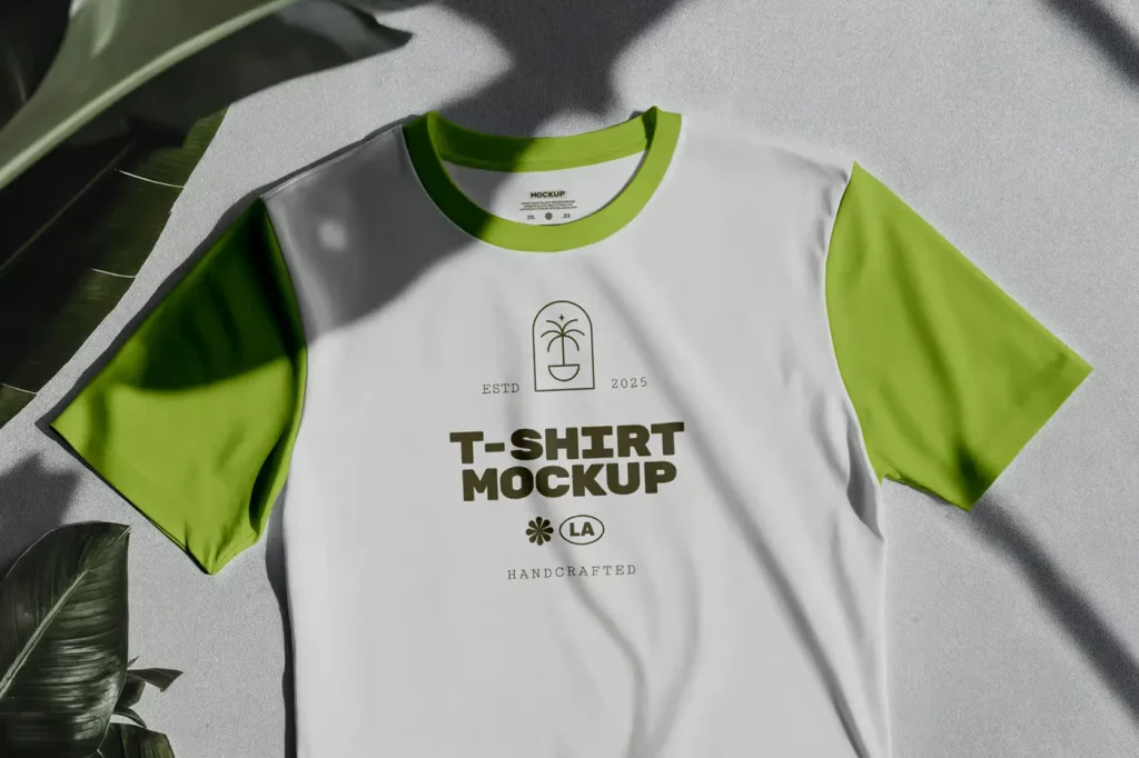 Free Laying T-Shirt Mockup