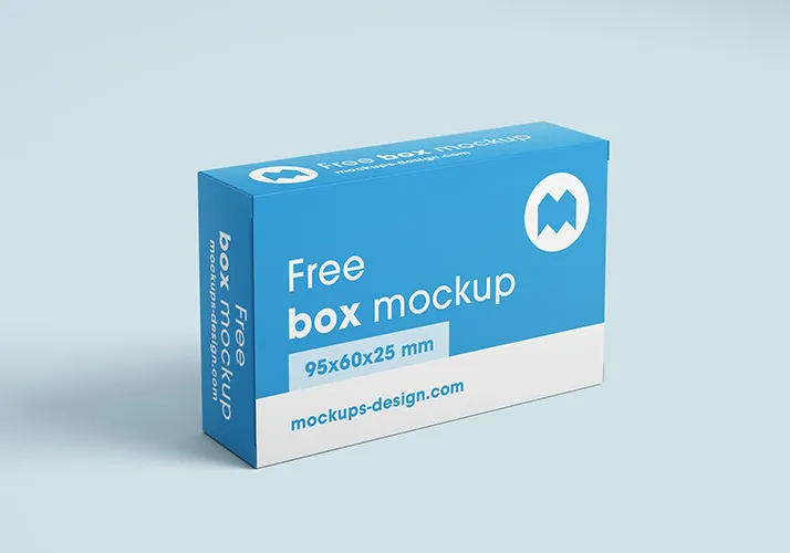 Free box mockup