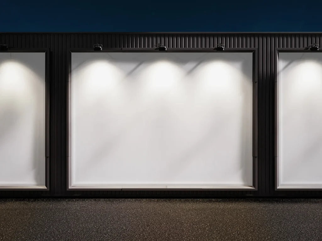 Large format banner mockup