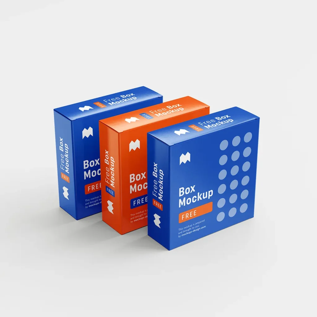 Free box mockup Free box mockup