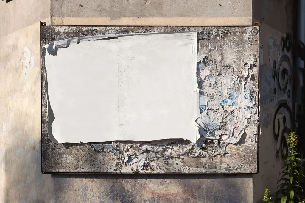 Street poster mockup