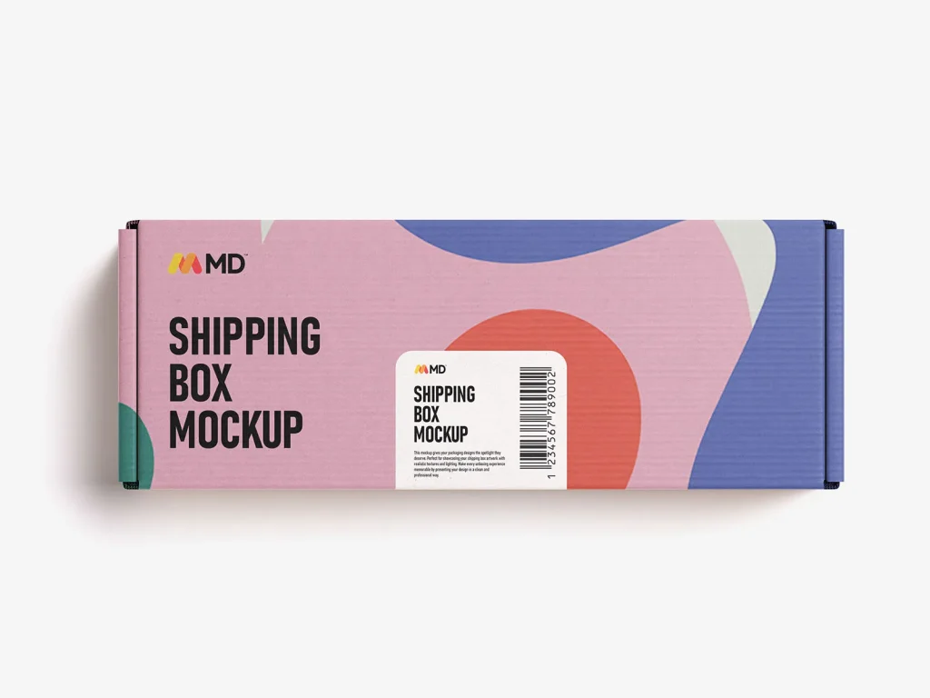 Shipping box mockup Shipping box mockup