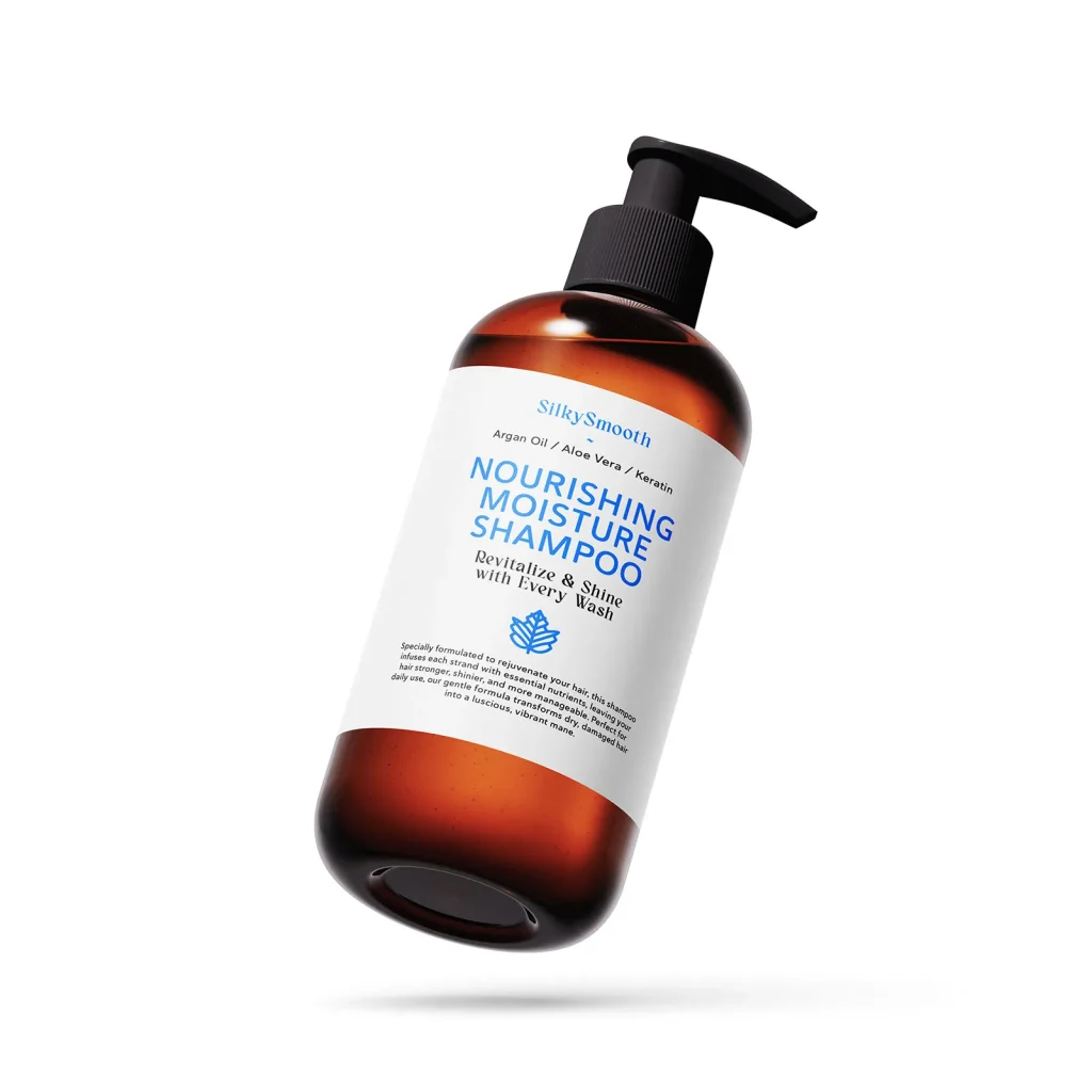 Cosmetic bottle with a pump mockup Cosmetic bottle with a pump mockup