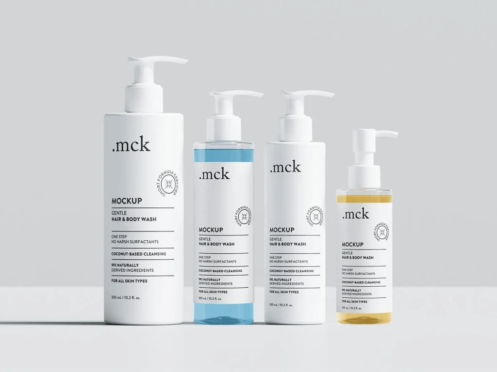 Cosmetic branding mockup