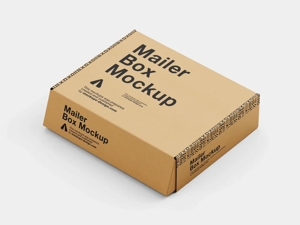 Carboard box mockup