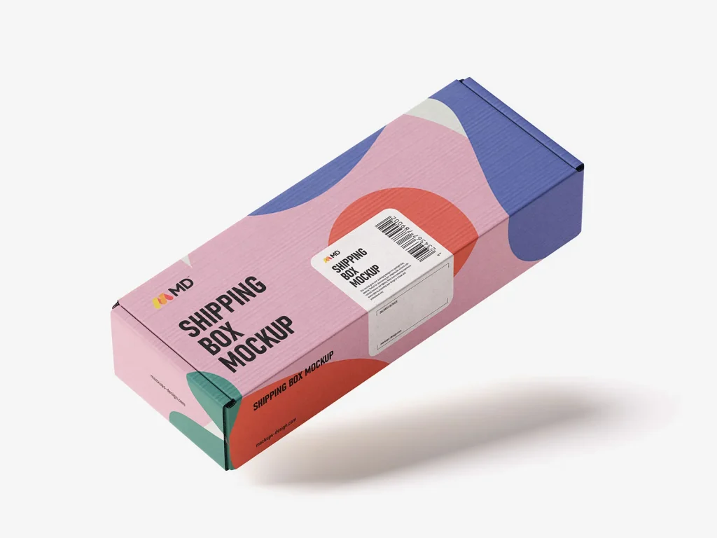Shipping box mockup Shipping box mockup