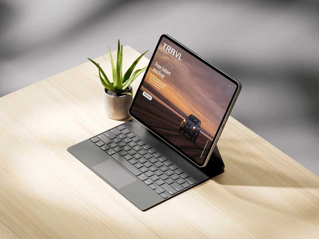 Free tablet mockup Free tablet mockup
