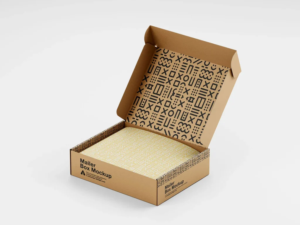 Carboard box mockup