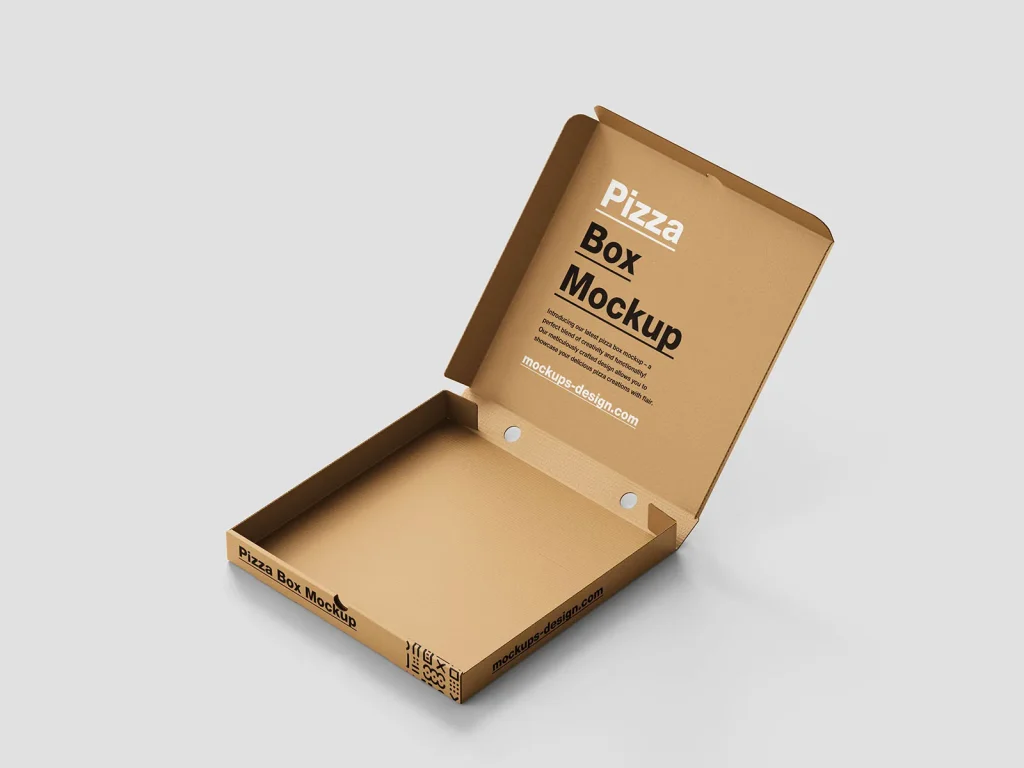 Pizza box mockup