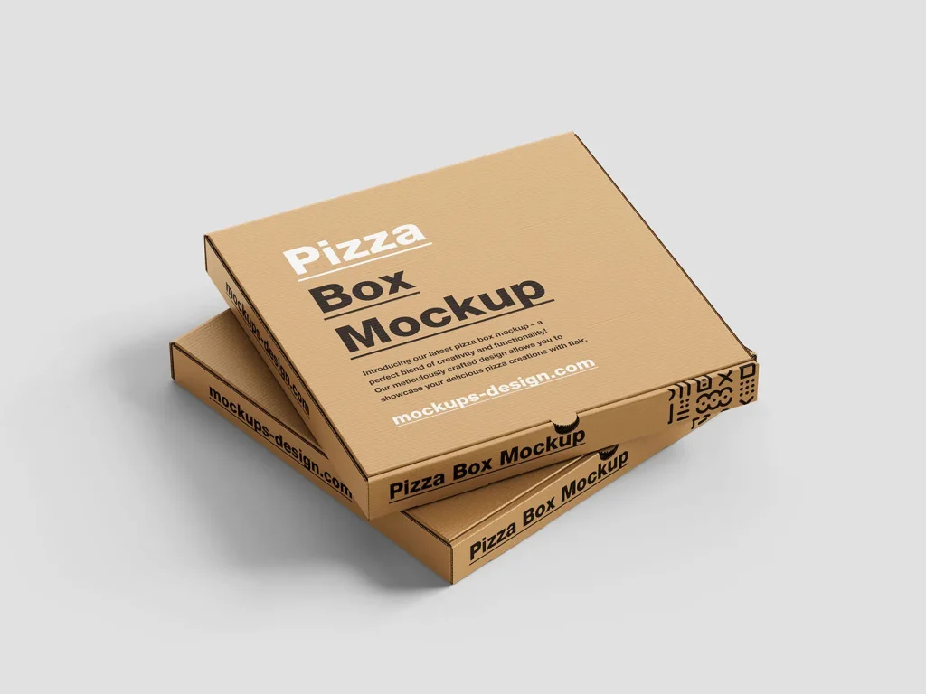 Pizza box mockup