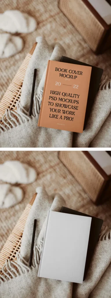 Hardcover Book PSD Mockup Hardcover Book PSD Mockup