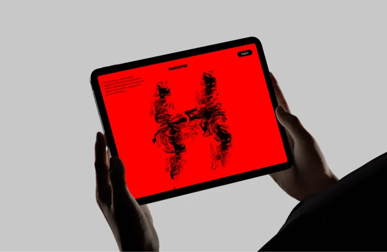 Free iPad in Hands Mockup