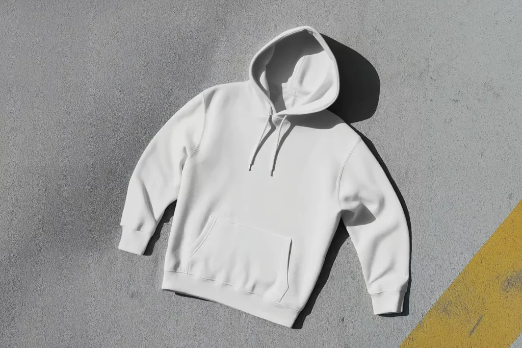 Free Laying Hoodie Mockup