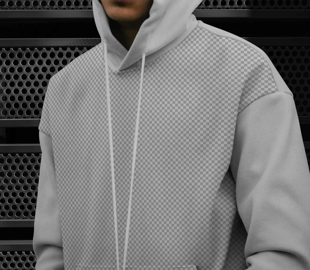 Hoodie with Metal Background Mockup Hoodie with Metal Background Mockup