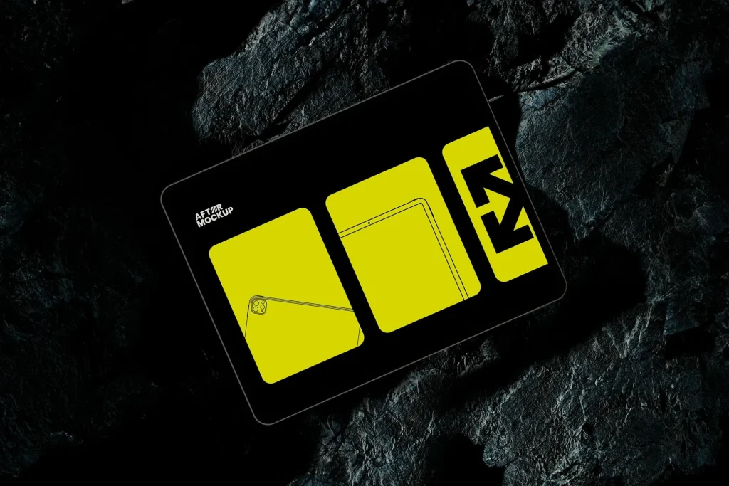 Black Rock iPad Mockup Black Rock iPad Mockup