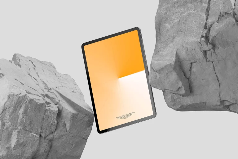 Realistic iPad Mockup
