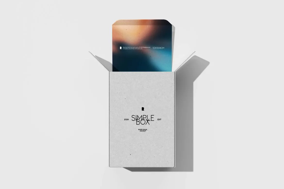 Simple Box Packaging Free Mockup