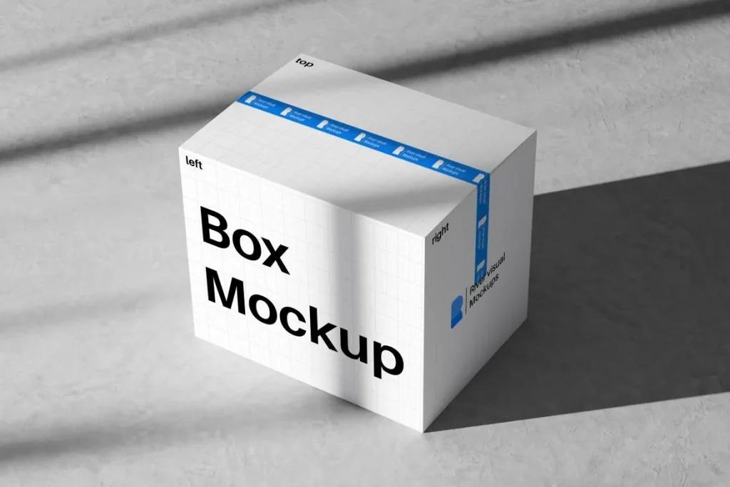 White Box Free Mockup White Box Free Mockup