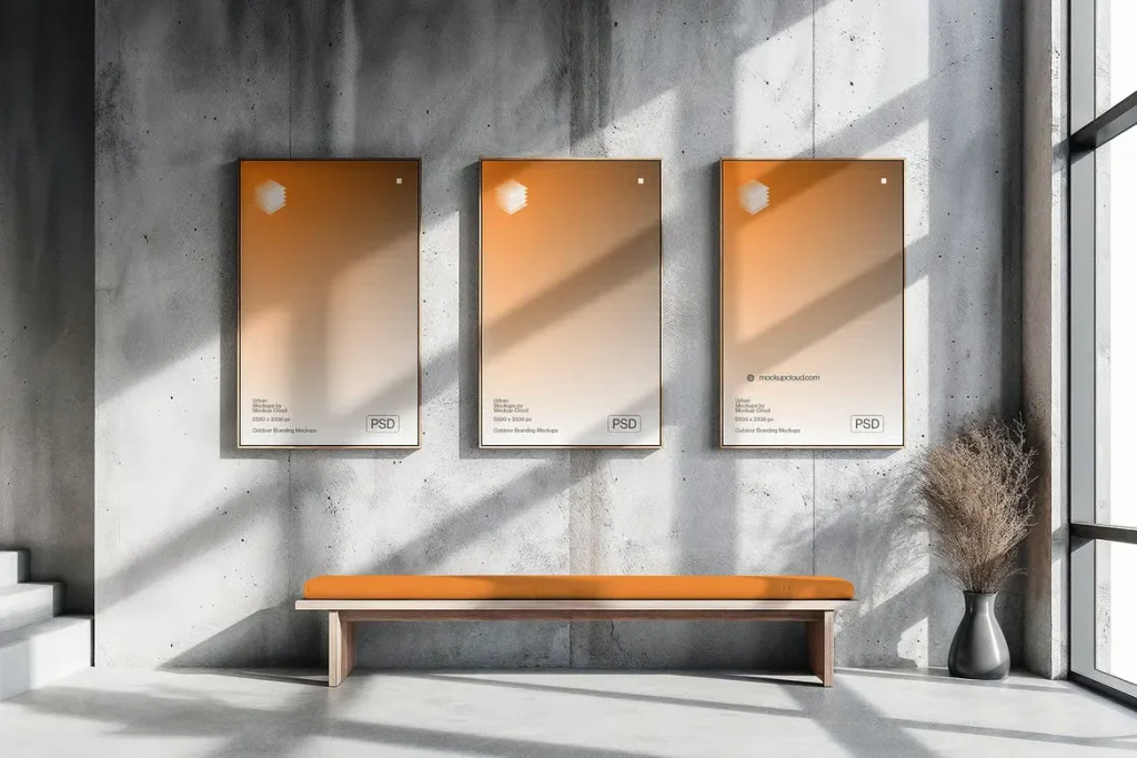 Free Poster Mockup Free Poster Mockup