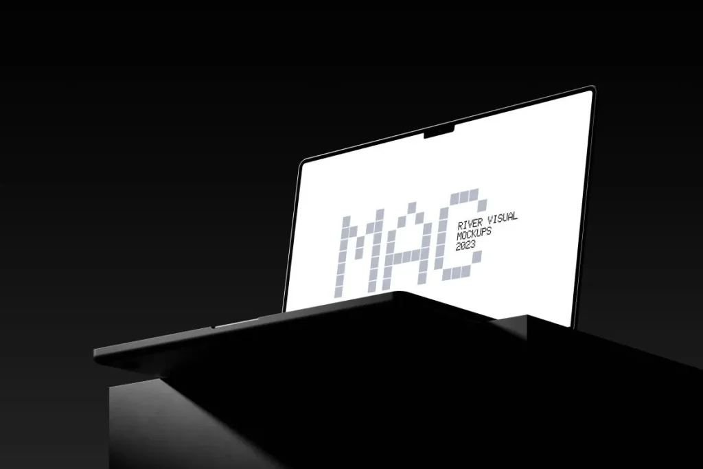 Shadow Room Macbook 16 Pro Free Mockup Shadow Room Macbook 16 Pro Free Mockup