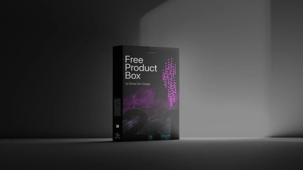 Product Box Free Mockup V2.1 Product Box Free Mockup V2.1