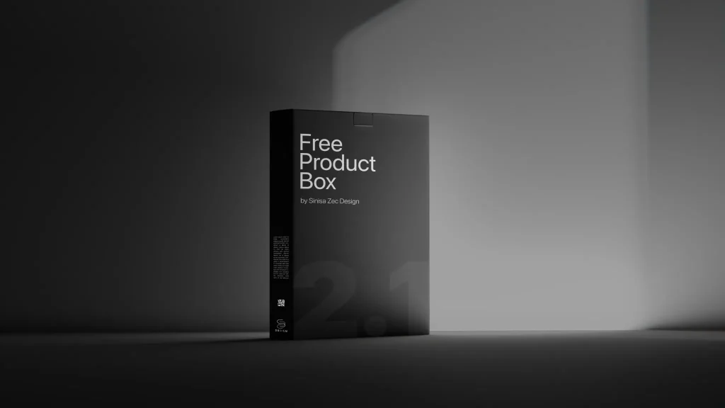 Product Box Free Mockup V2.1 Product Box Free Mockup V2.1
