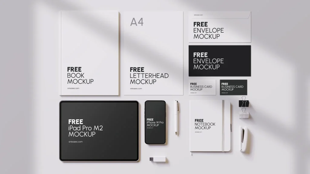 Stationery Branding and Identity Mockup V1.0 Stationery Branding and Identity Mockup V1.0