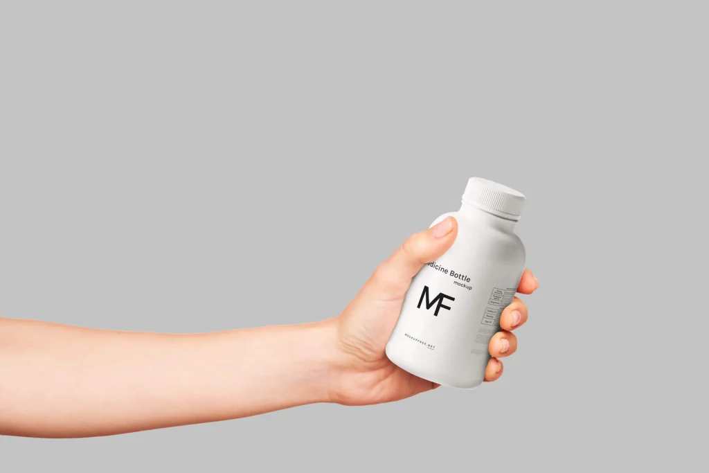 11 Free Plastic Supplements Pills Medicine Bottle Mockups set